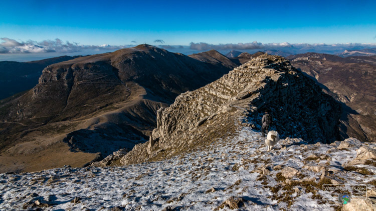 photo du mourre de chanier et du chiran, sommets du Verdon